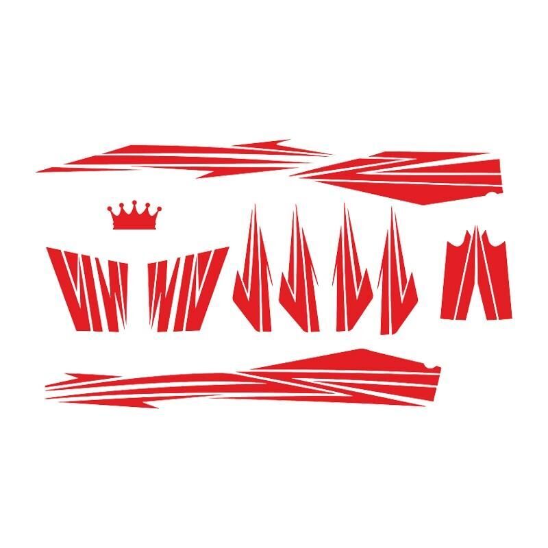 Kırmızı Cup Sticker Seti