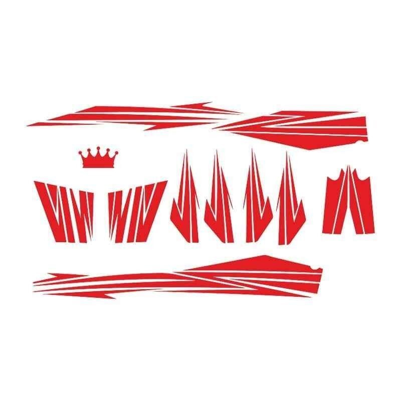 Kırmızı Cup Sticker Seti