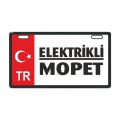 Kırmızı Elektrikli Mopet E-Bike Plakalık
