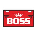 Kırmızı Boss E-Bike Plakalık