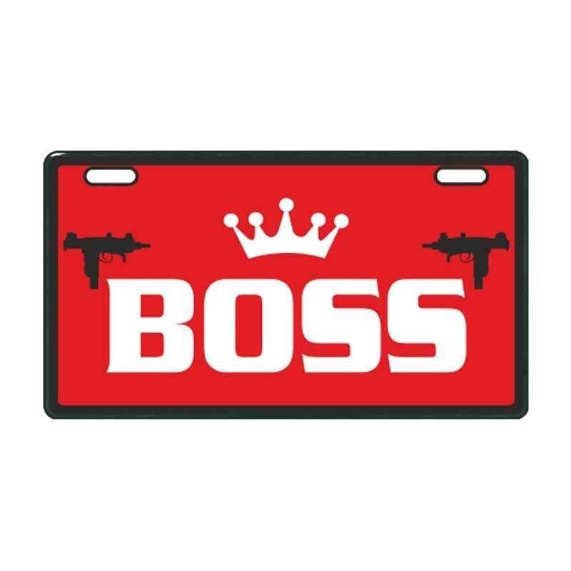 Kırmızı Boss E-Bike Plakalık