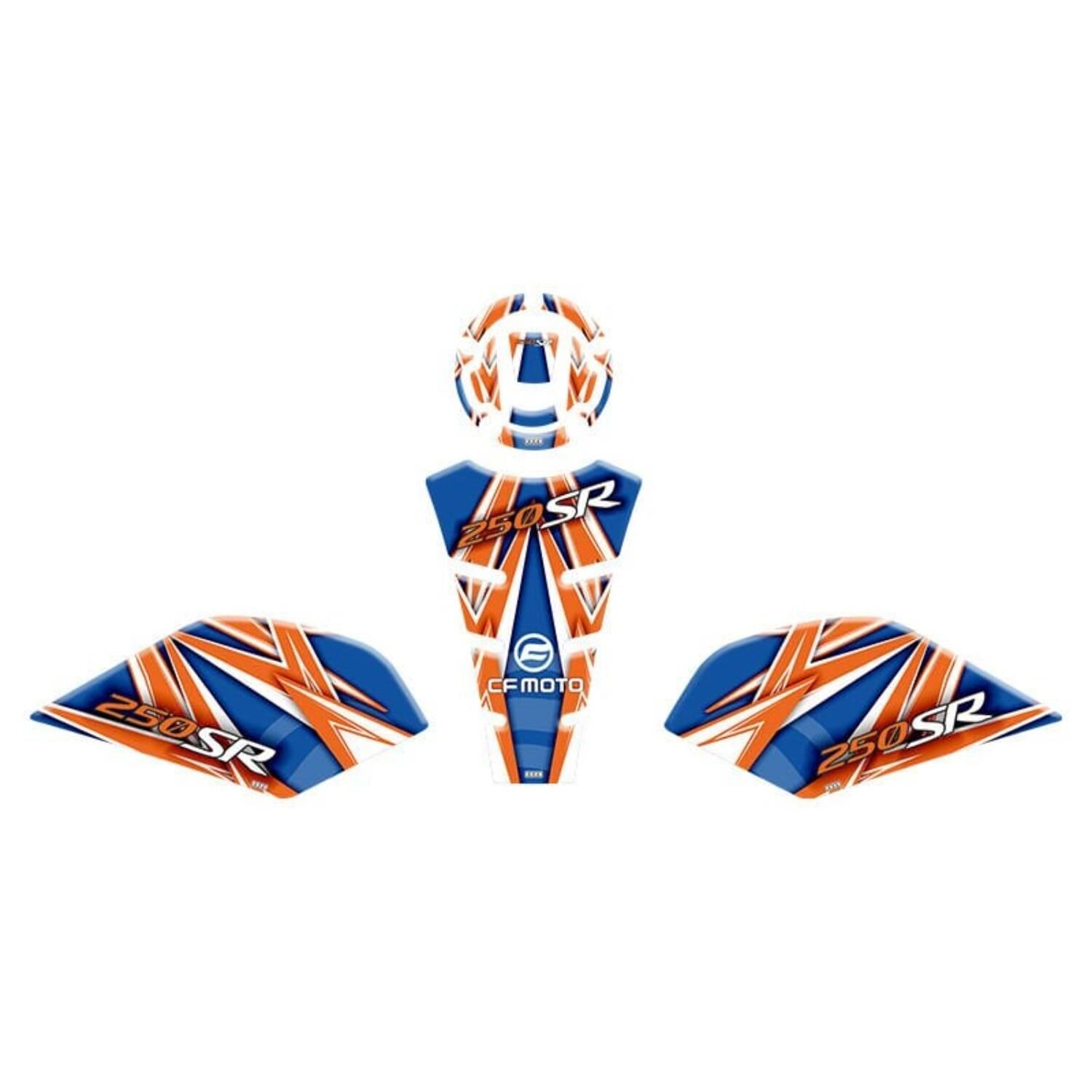 Cf Moto 250 Sr 2020 - 2024 Uyumlu Tank Pad Set 008