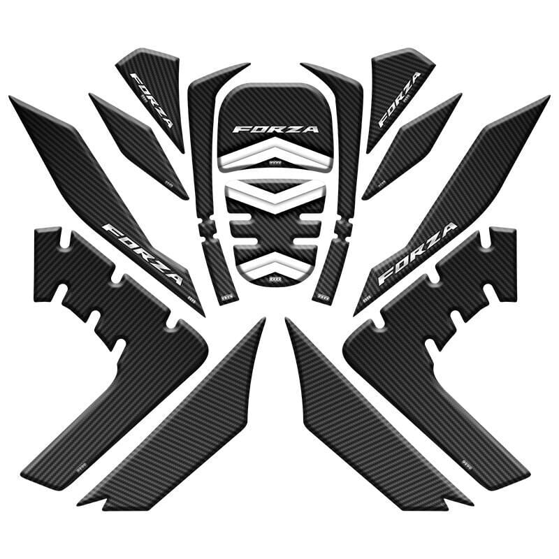 Honda Forza 2018 - 2020 Uyumlu Tank Pad Set 002