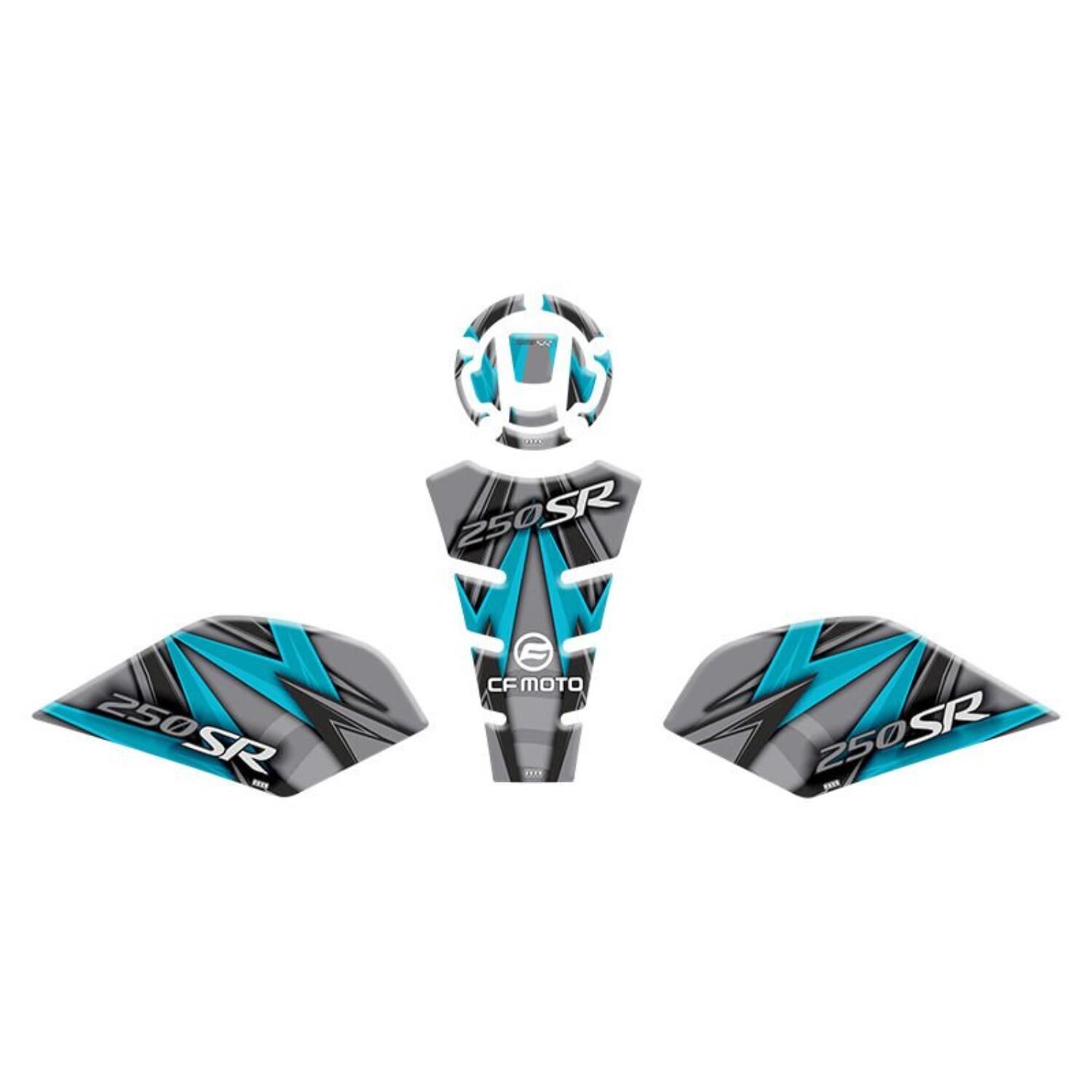 Cf Moto 250 Sr 2020 - 2024 Uyumlu Tank Pad Set 010