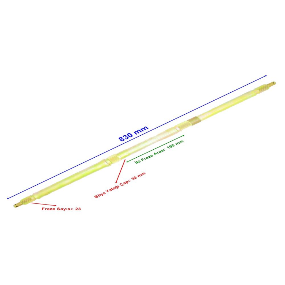 Atv Arora Hammer 250 Aks 830 Mm Tek Yivli Bilya Yatağı 30 23 Freze Öm