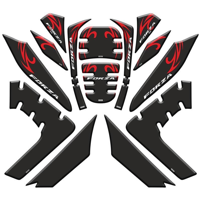 Honda Forza 2021 - 2024 Uyumlu Tank Pad Set 005