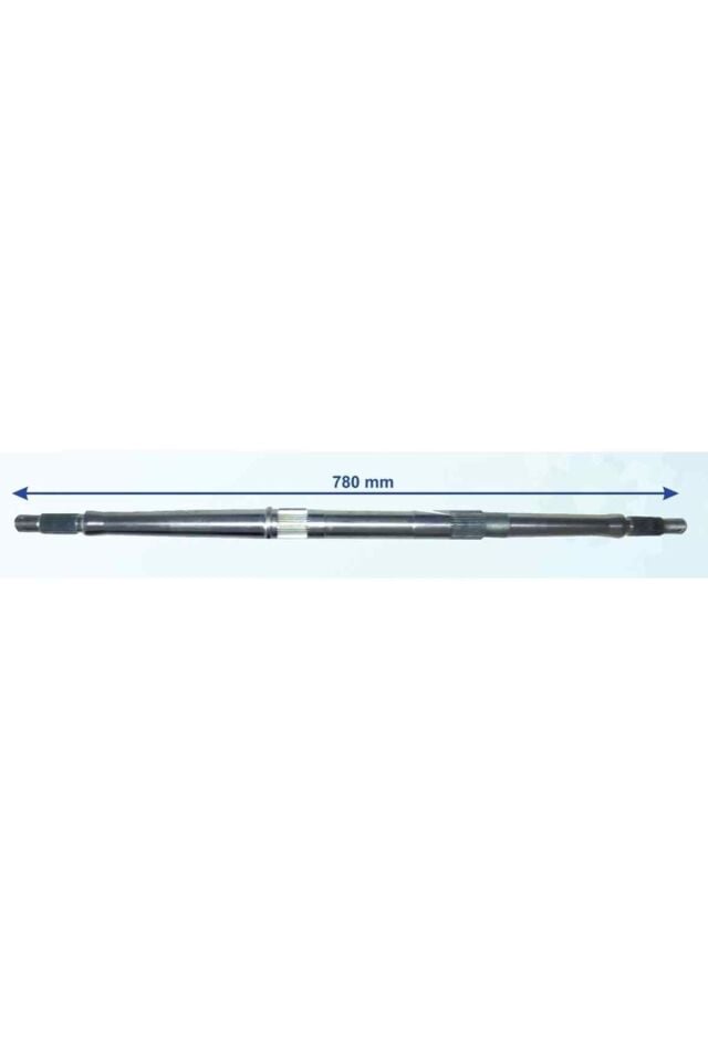 150 Huskyx Arka Aks Mili 780 Mm Tek Yivli Bilya Yatağı 35 Mm 23 Freze Öm