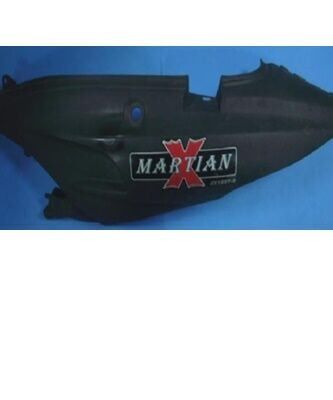 Çelik Martian Granaj Arka Sol T6 Çelik Siyah