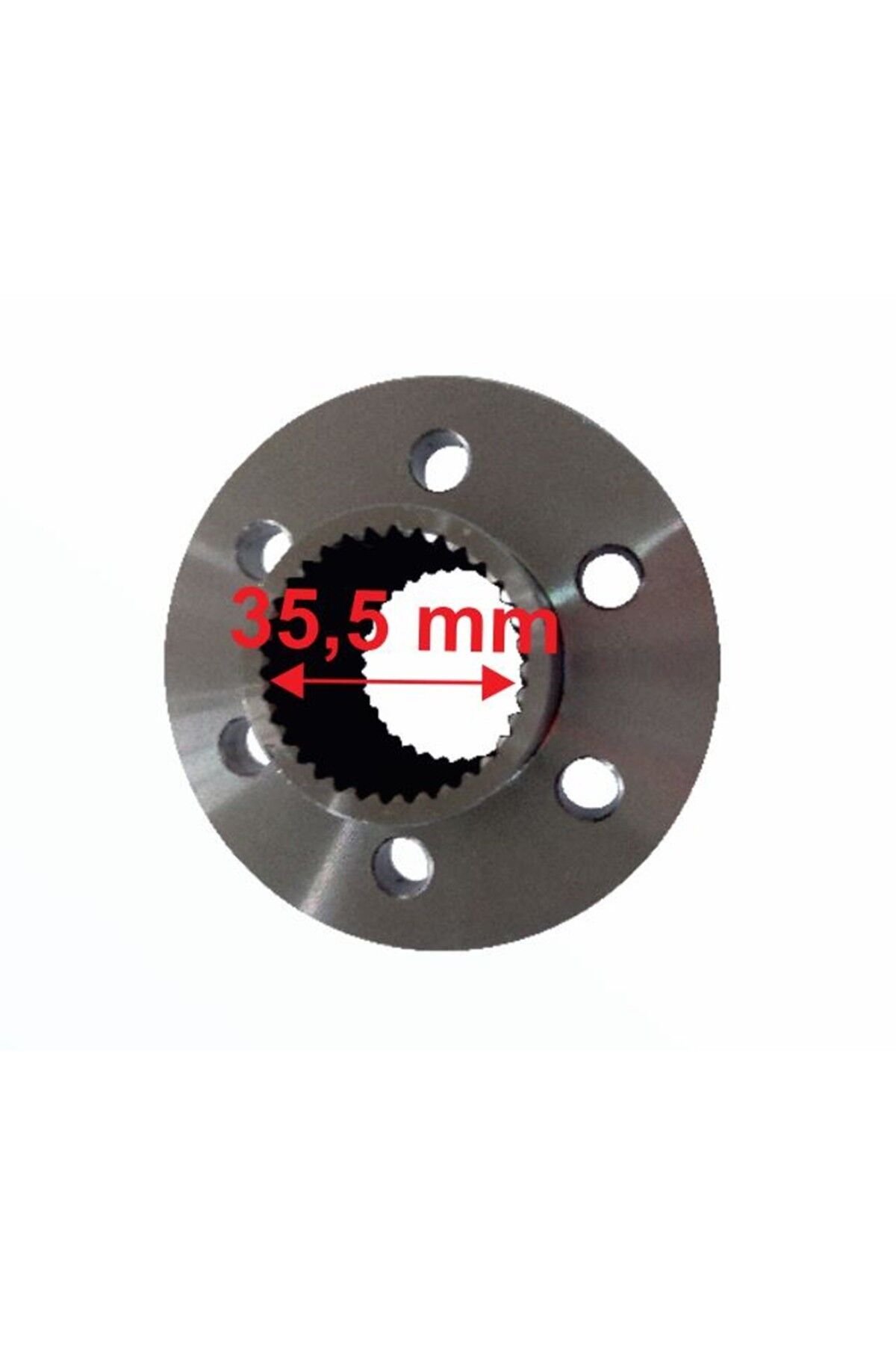 Atv Arka Dişli Flanşı İç 35,5X34 Freze 6 Delikli Öm