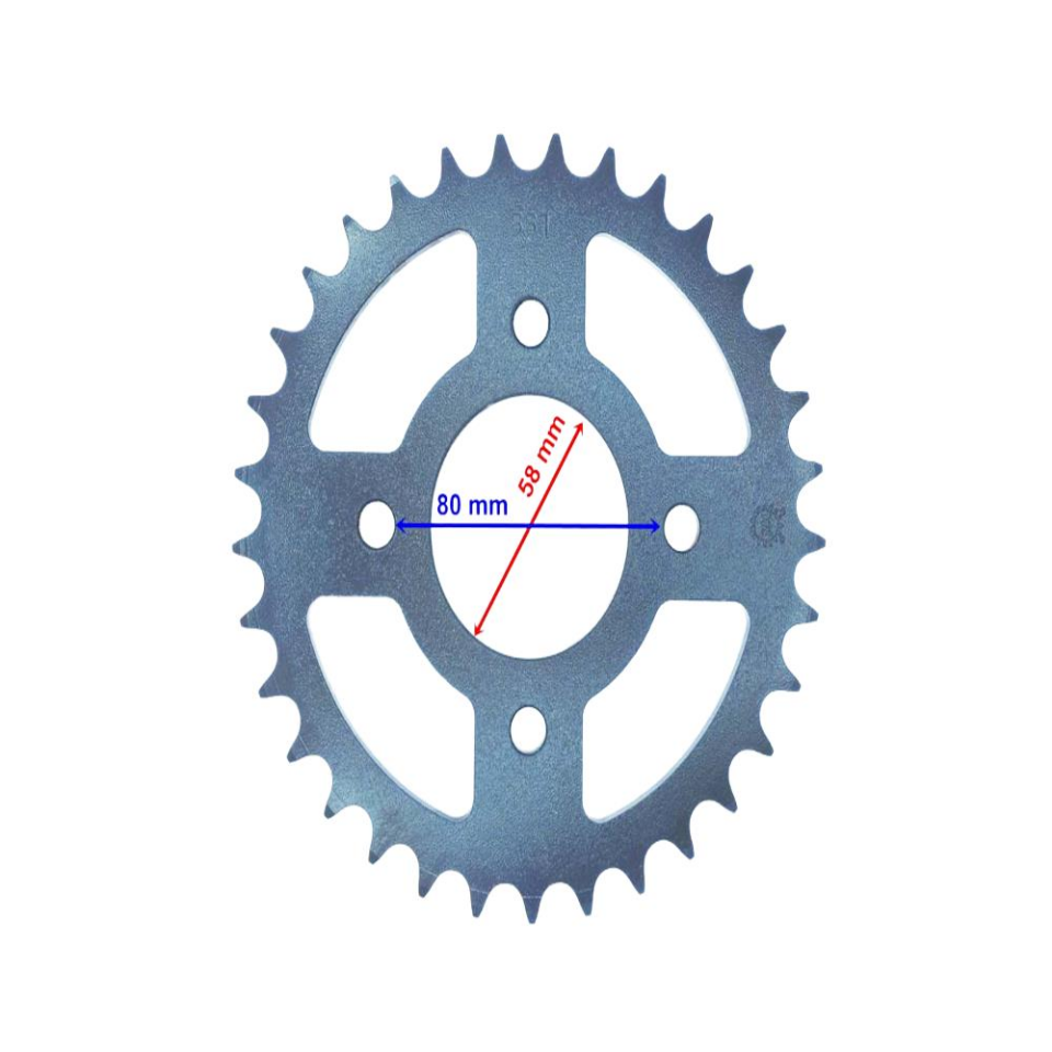 250Mct Arka Dişli 520-33T İç 58 Mm Öm