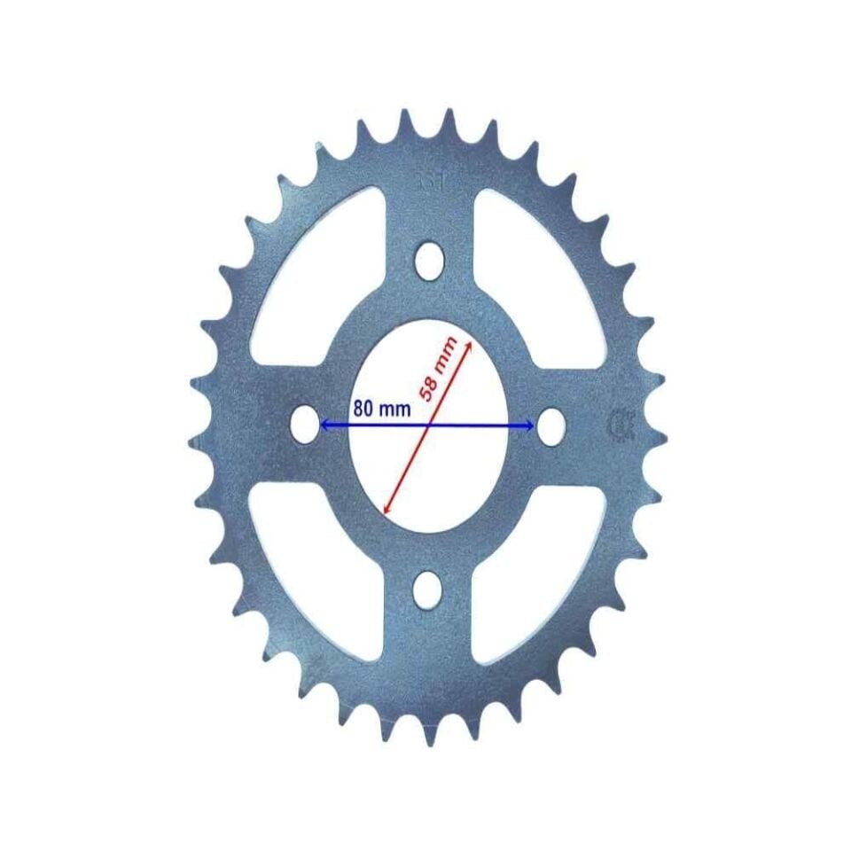 250Mct Arka Dişli 520-33T İç 58 Mm Öm