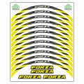 Honda Flo Sarı Reflektör Baskı Forza Uyumlu 1 Set Jant Şeridi