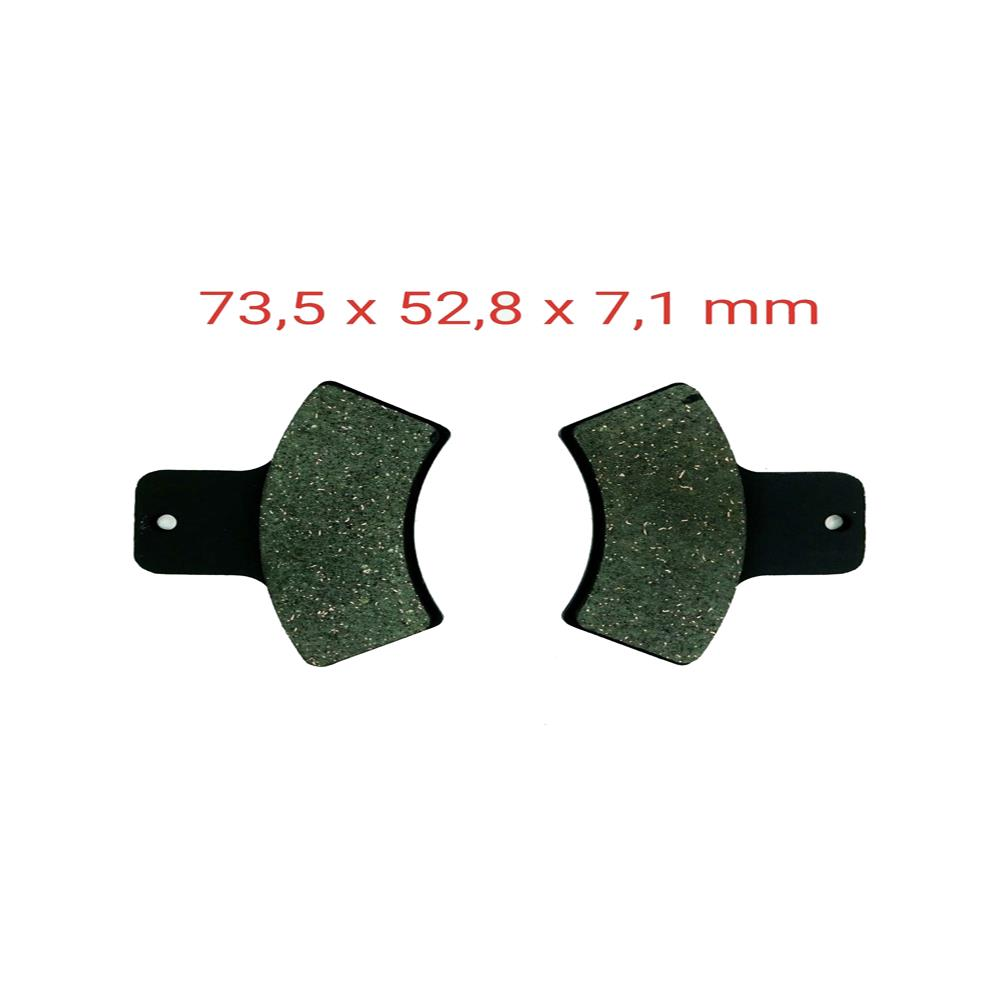 Arka Fren Disk Balatası Fa270 Atv Linhai-Polaris