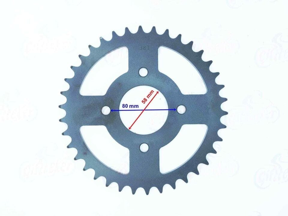 250Mct Arka Dişli 520-38T İç 58 Mm Öm