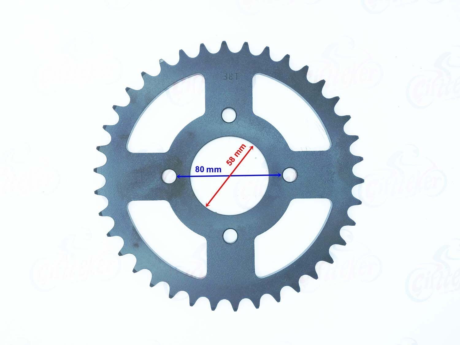 250Mct Arka Dişli 520-38T İç 58 Mm Öm