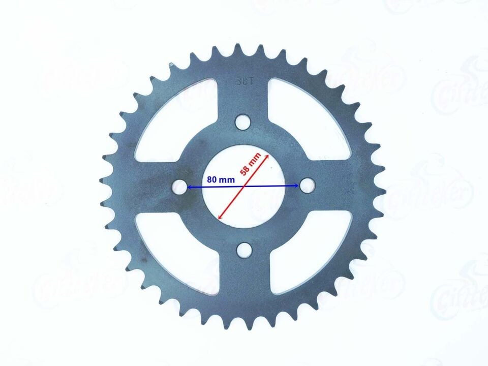 250Mct Arka Dişli 520-38T İç 58 Mm Öm