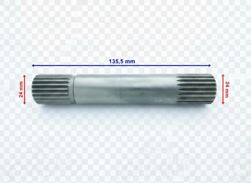 Atv Linhai Arka Şaft Mili 135 Mm 22-22 Frezeli Öm