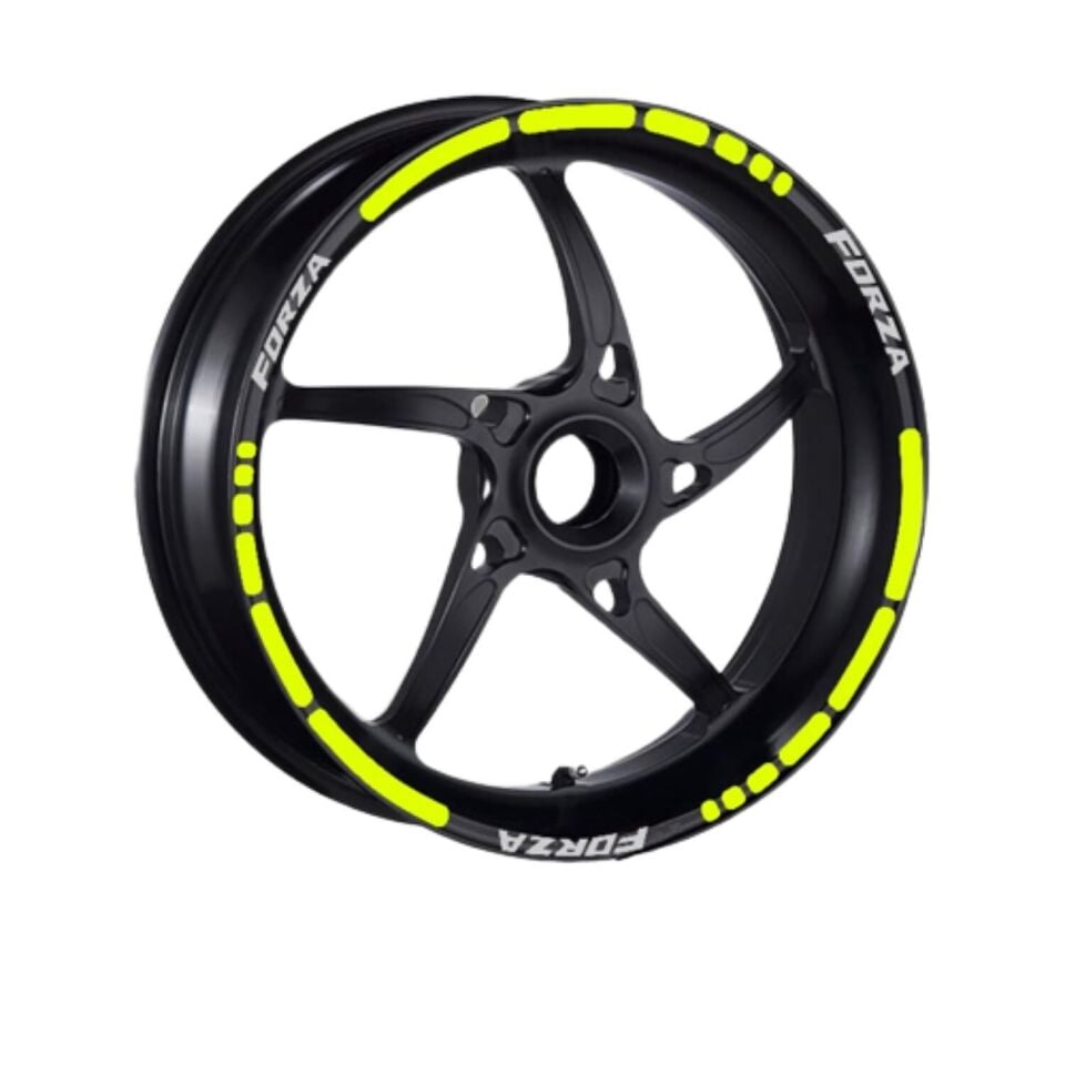 Honda Florasan Sarı I Forza Uyumlu 1 Set Jant Şeridi