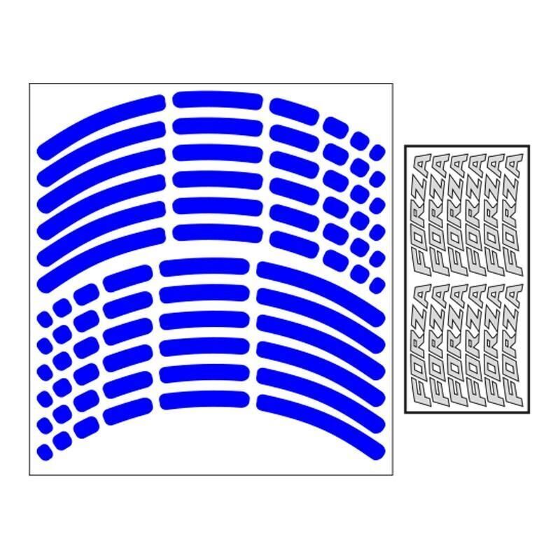 Honda Reflektör Mavi I Forza Uyumlu 1 Set Jant Şeridi