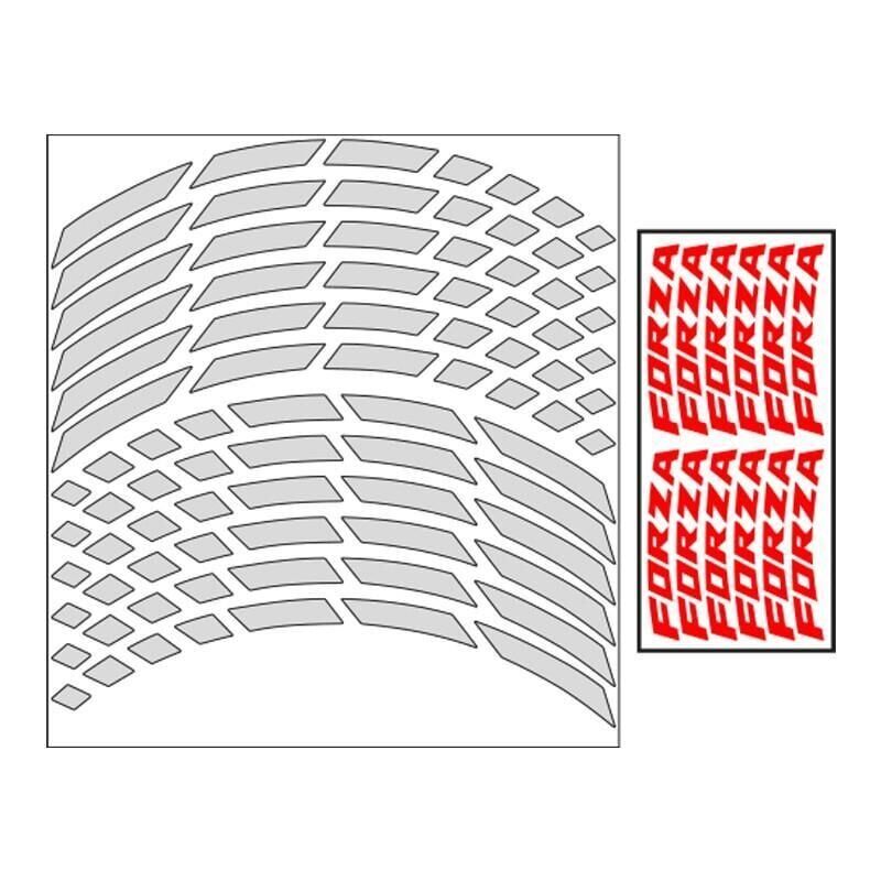 Honda Reflektör Beyaz Iı Forza Uyumlu 1 Set Jant Şeridi