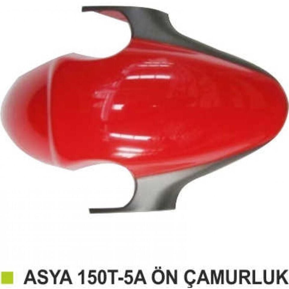 Asya 150T Scooter-5A Ön Çamurluk Kırmızı