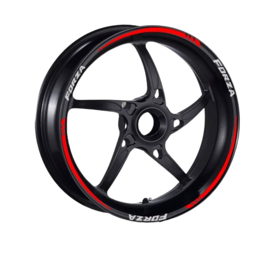 Honda Reflektör Kırmızı Iv Forza Uyumlu 1 Set Jant Şeridi