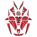 Yamaha Mt25 2020 - 2024 Uyumlu Full Tank Pad Set 004