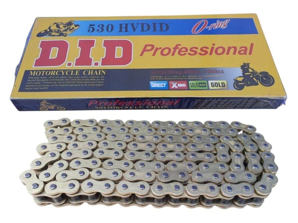 Zincir O-Ringli 530Hv 120L Dıd Gold İth