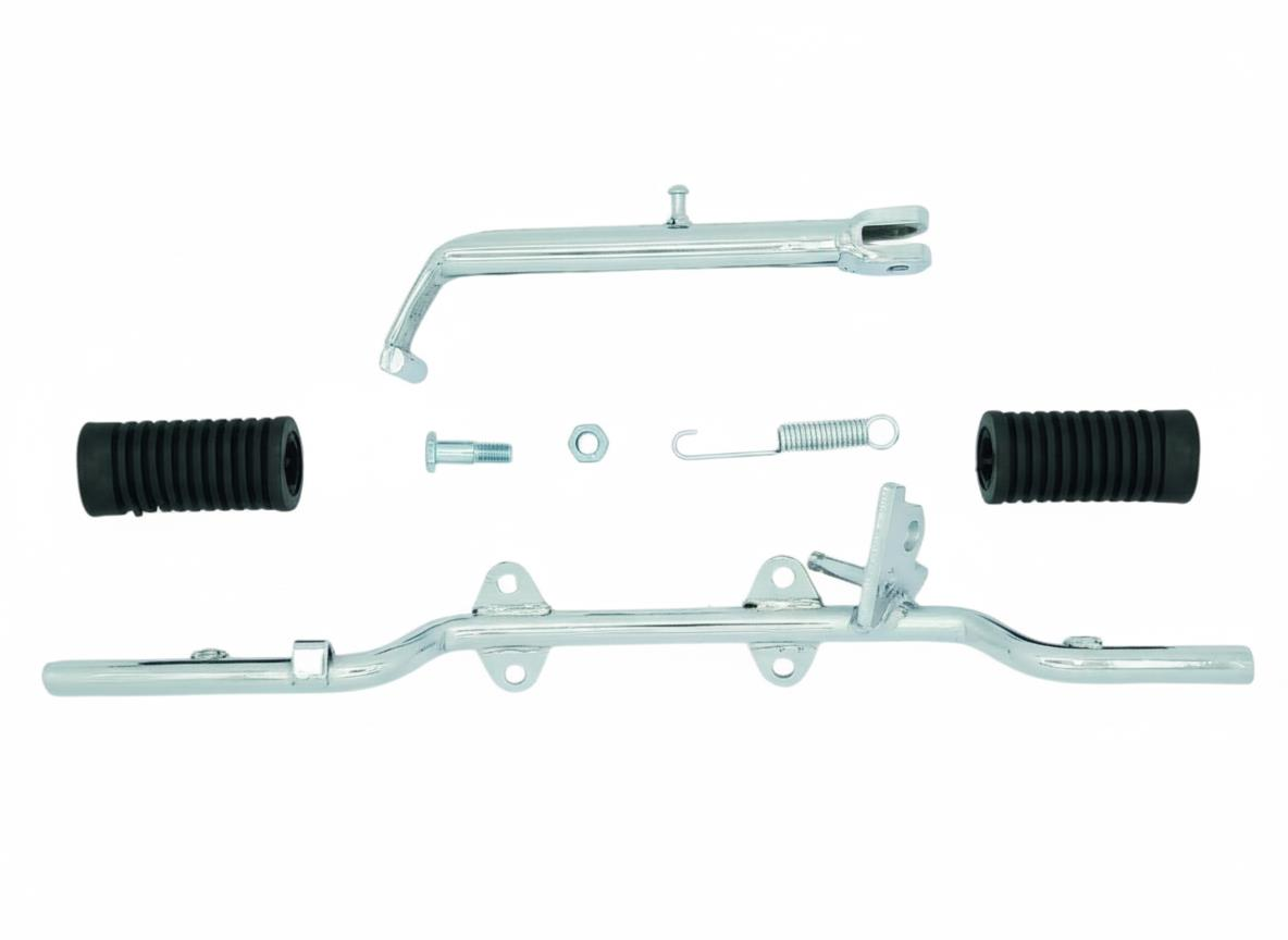 Cg Ön Basamak Demiri Ve Yan Sehpa Nikel Lastikli