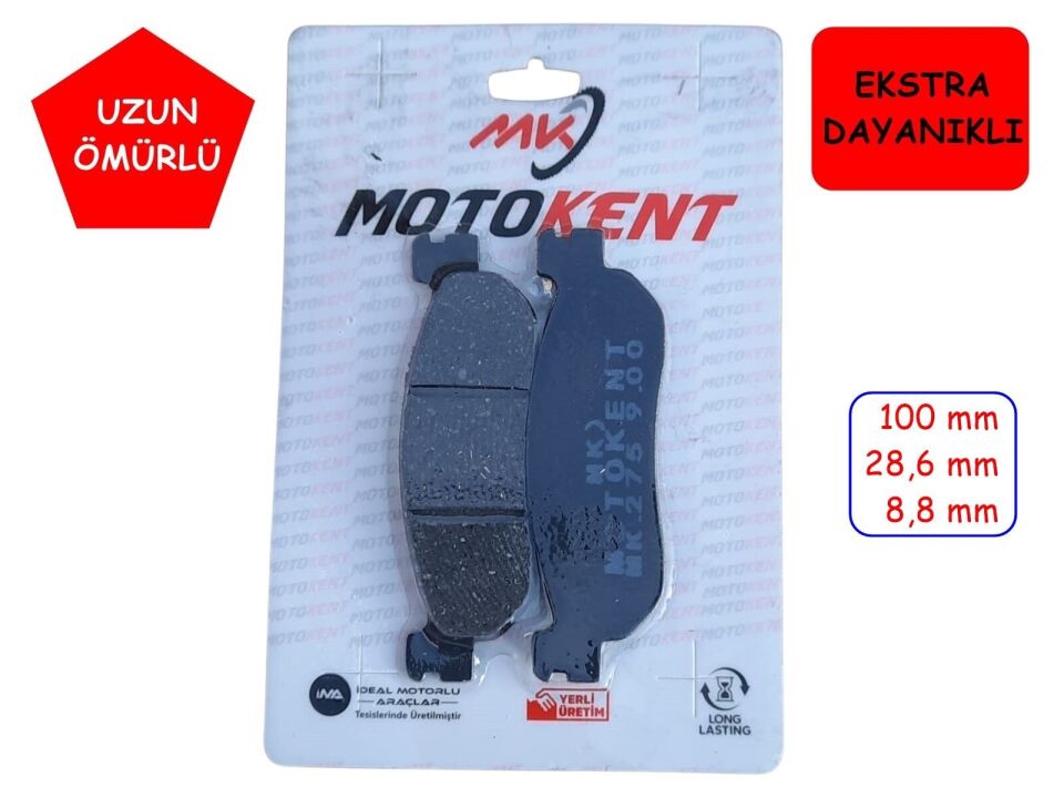 Yamaha Crypton Ön Fren Disk Balatası Fa275 Mtk