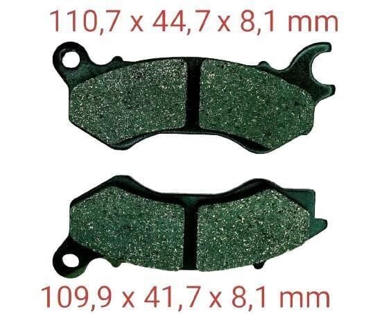 Mondial Ön Fren Disk Balatası Mash 125İ Sfc 100 Automatıc Xi Snappy