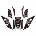 Yamaha Xmax 2018 - 2022 Uyumlu Tank Pad Set 002