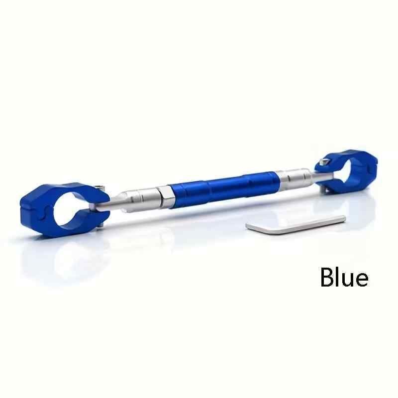 22Mm Alüminyum Alaşımlı Uzunluğu Ayarlanabilir Gidon Dengeleyici Bar Mavi