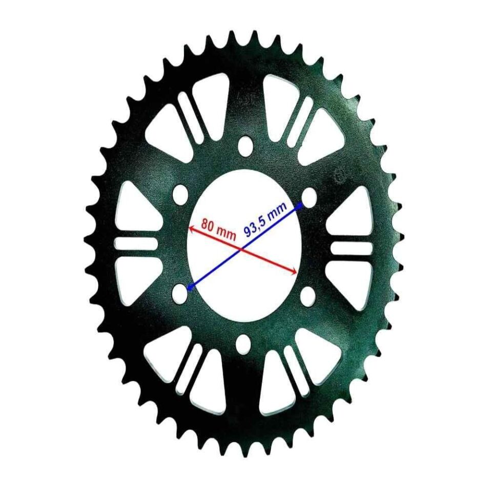 Kawasaki Uyumlu Arka Dişli 520-43T İç 80 Mm 6 Delik Zx-6R Ninja(2007-2015) 636(2007-2012) Öm