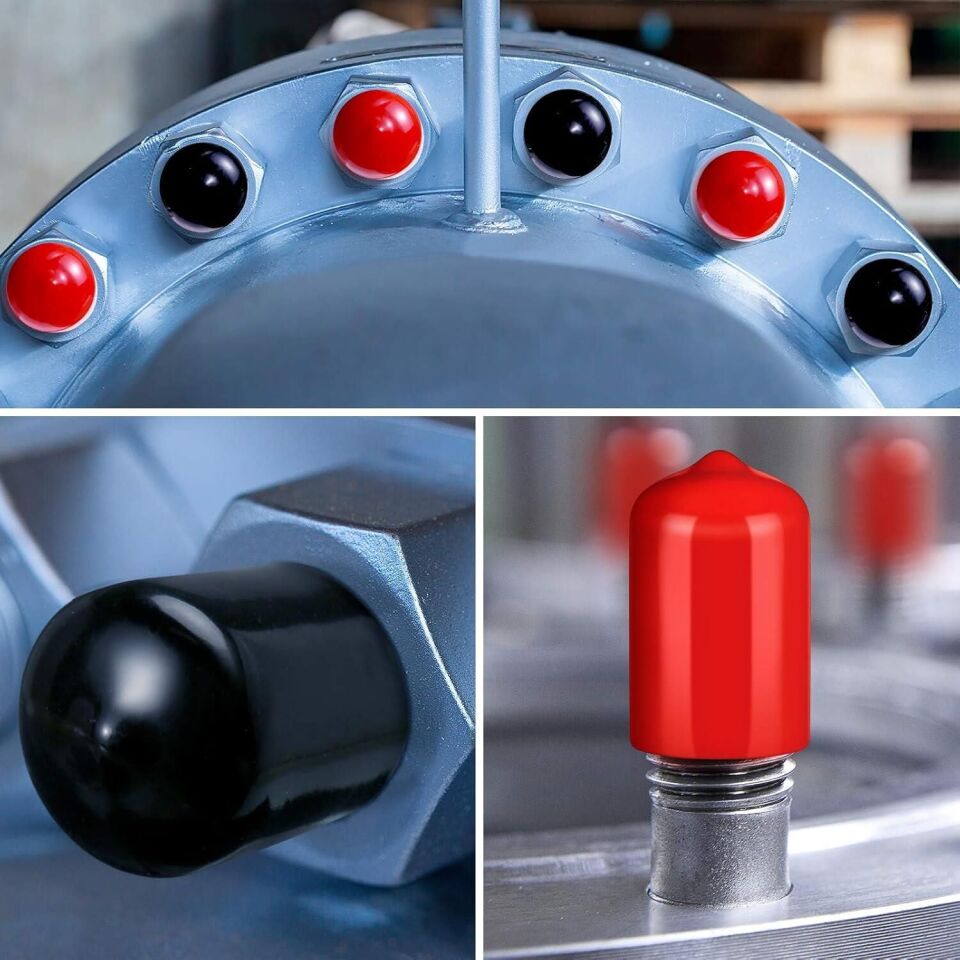 Vida/Somun Kapağı/Tapası Kırmızı (80 Parça)