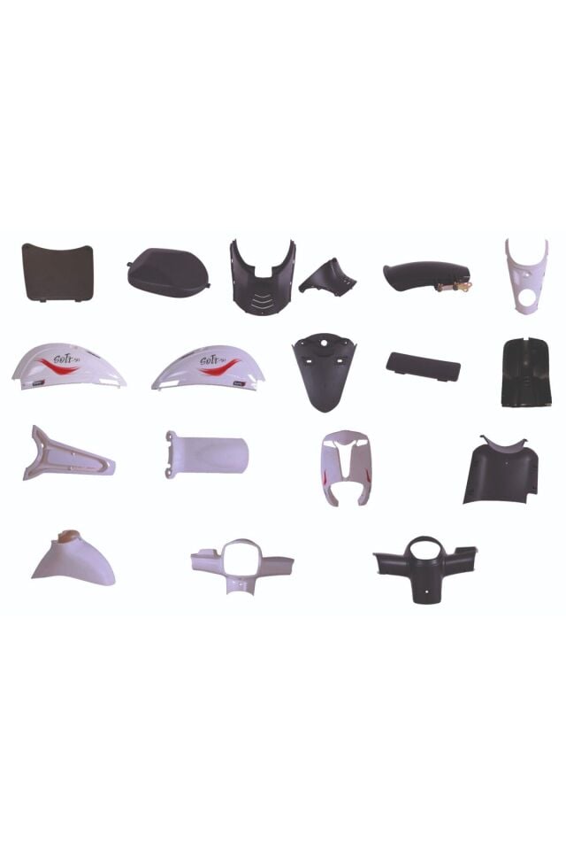 Soft 50 Kmt50 Kaporta Seti Takım (17 Parça) Beyaz Orijinal