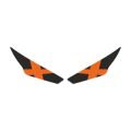 Rks R250 2023 - 2024 Uyumlu Far Sticker X Turuncu
