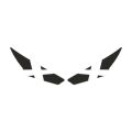 Rks R250 2023 - 2024 Uyumlu Far Sticker X Beyaz
