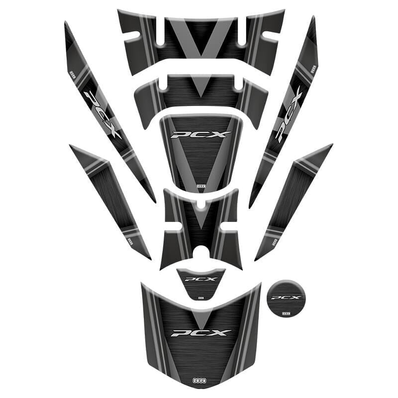 Honda Pcx 2018 - 2020 Uyumlu Tank Pad Set 002
