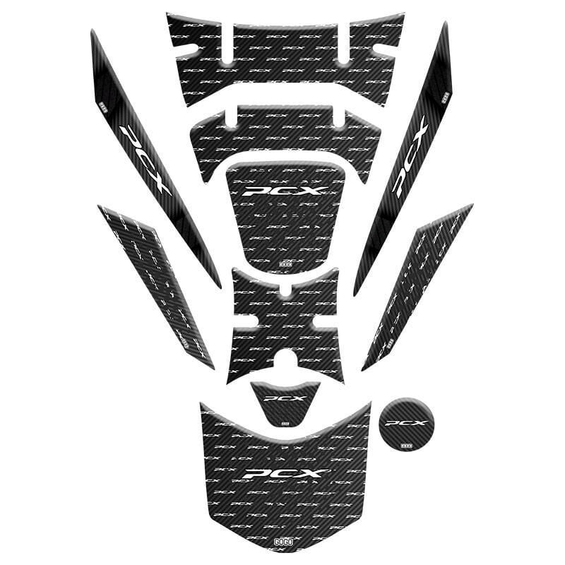 Honda Pcx 2018 - 2020 Uyumlu Tank Pad Set 006