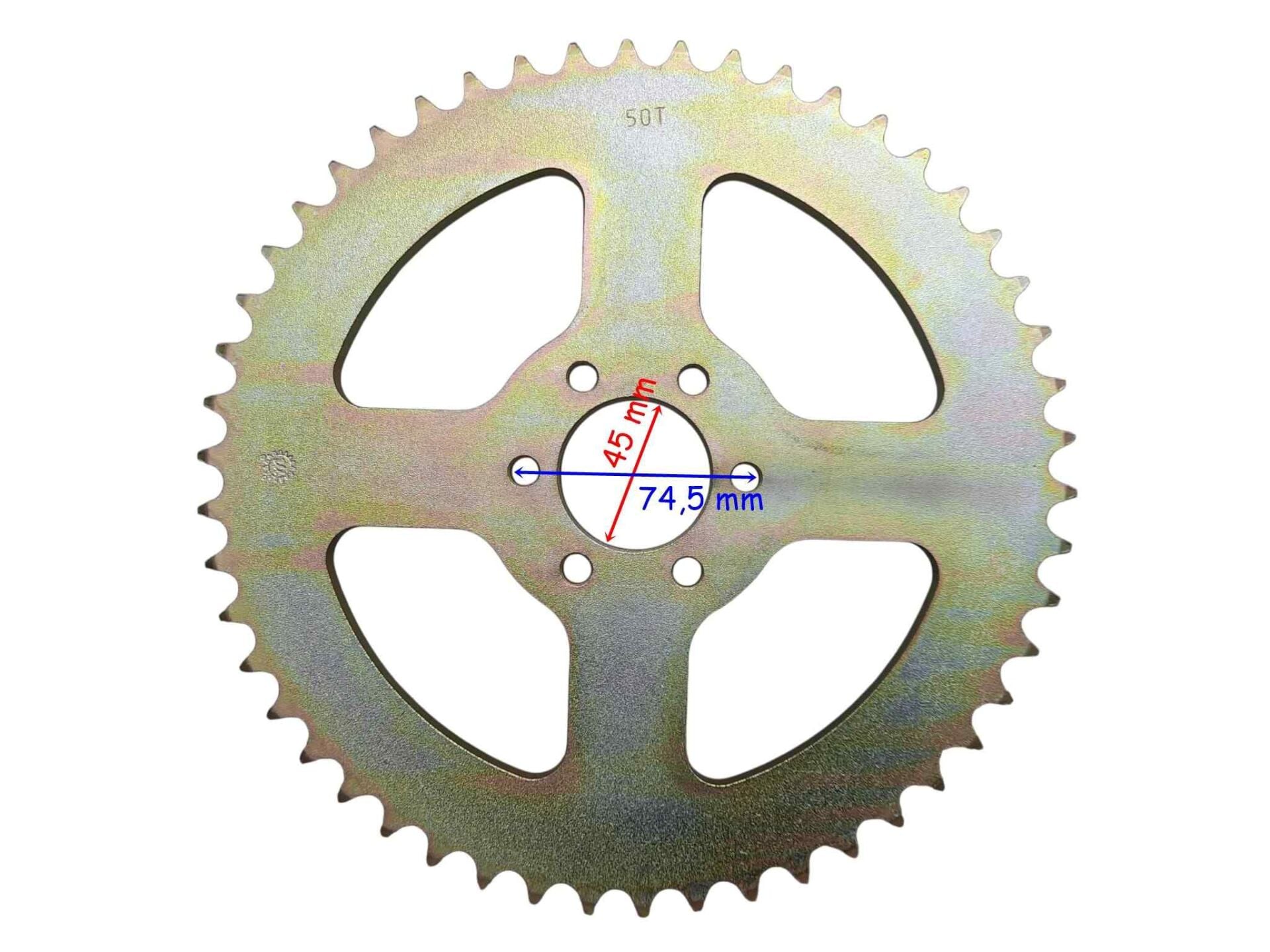 Atv Arka Dişli 530-50T İç 45 Mm 4 Delikli Ind Öm