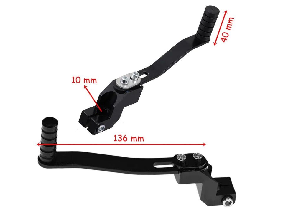 Cg-Cub Vites Pedalı Mini Alüminyum Siyah