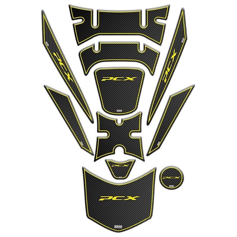 Honda Pcx 2018 - 2020 Uyumlu Tank Pad Set 014