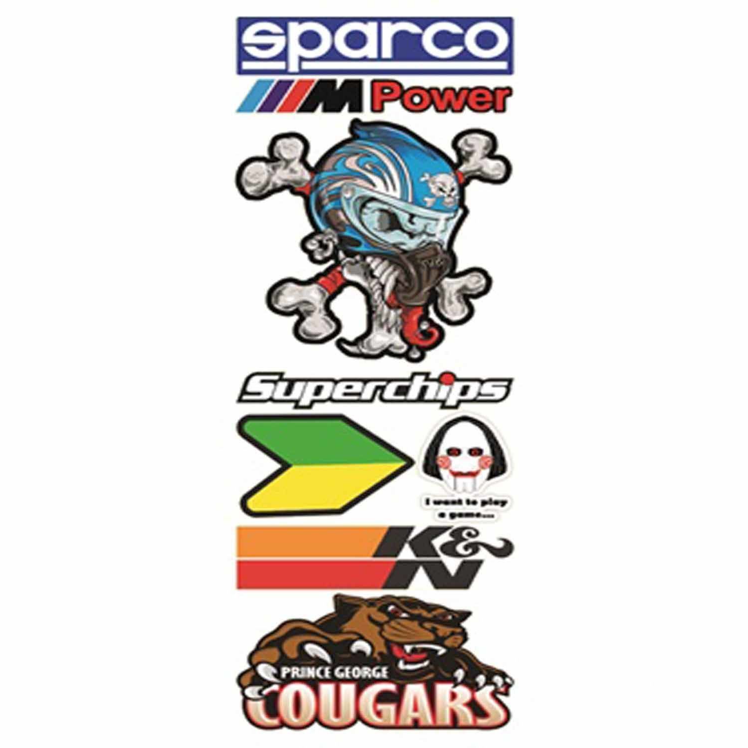 Etiket Set Sparco 004 (14 Cm*33 Cm)