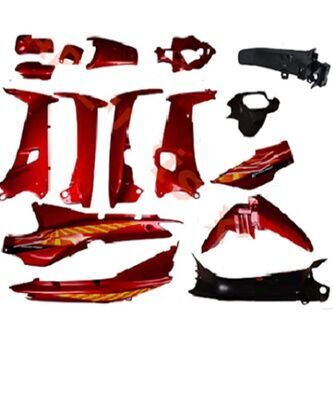 Falcon Kaporta Seti 100 Çelik Falkon Yuki  Kırmızı Y/S