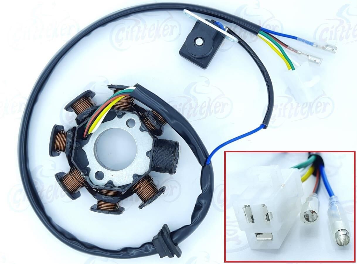 Scooter Statör Rs-Rr-Rf-Re-Rt 8 Li 29-88-26X2D 5K