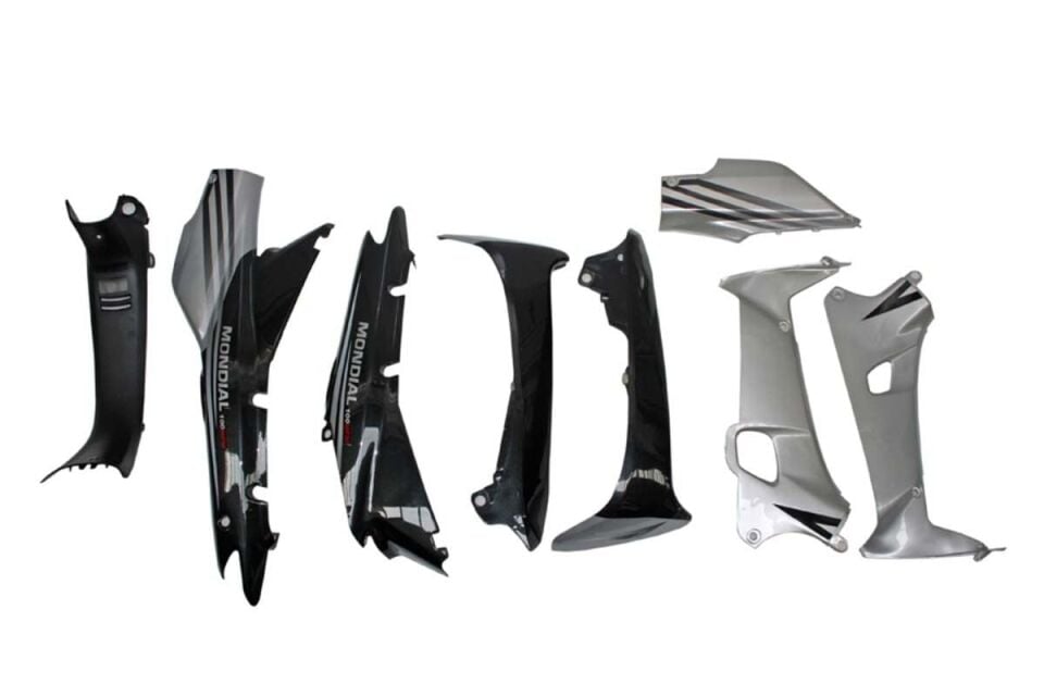 100 Mfm Orta Yan Granaj Seti 8 Parça Siyah Orj