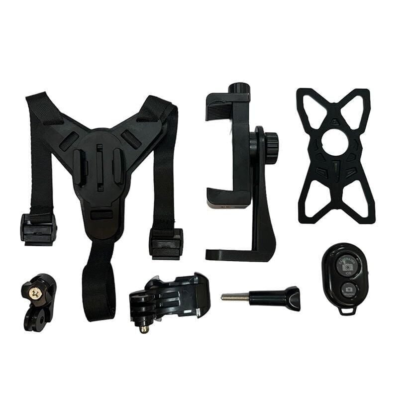 Kask Çene Bağlantılı Telefon Tutucu Aparatı Kumandalı Model