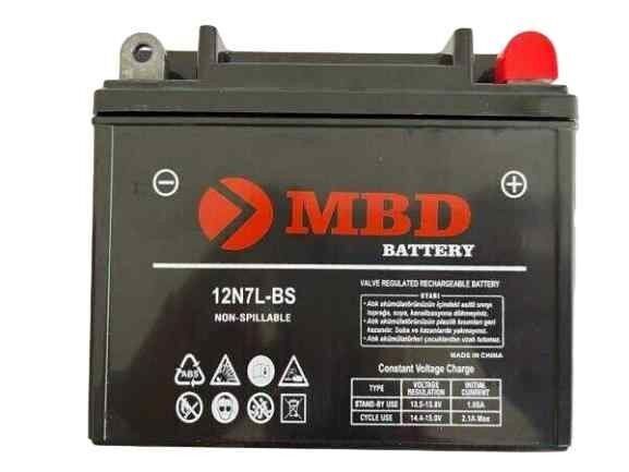 Akü Mbd 12N7Bl-Bs Dik (12N7L-Bs) Kt Model