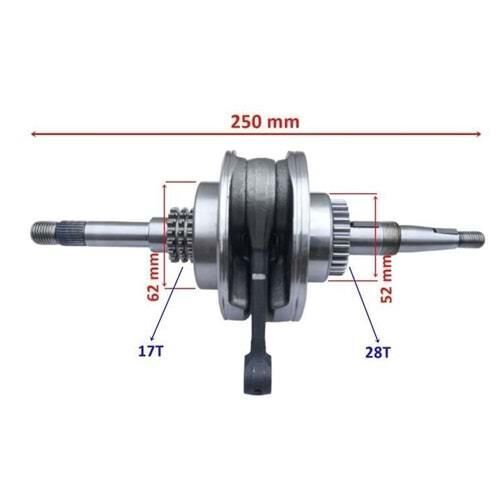 Kuba Krank Komple Zenzero 125/Santa 125/Lavinia 125